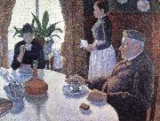 Paul Signac the dining room opus 152 oil on canvas